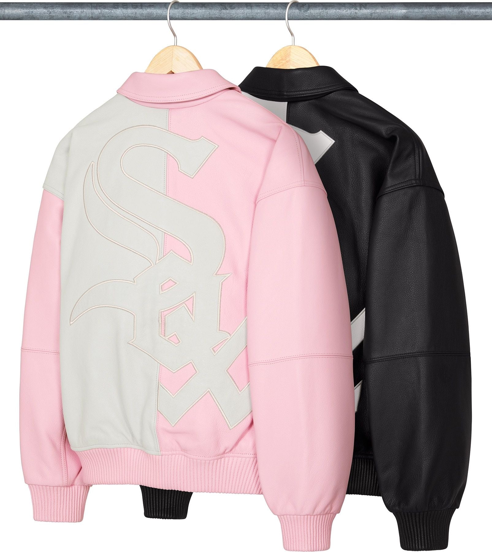 Supreme®/Chicago White Sox™ Leather Varsity Jacket